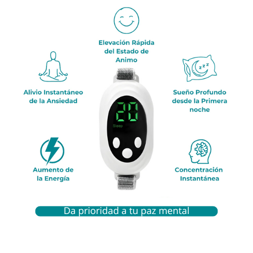 PALM MASSAGER. Microcorriente de pulso, calma el estrés, conciliación del sueño y alivio rápido de la ansiedad